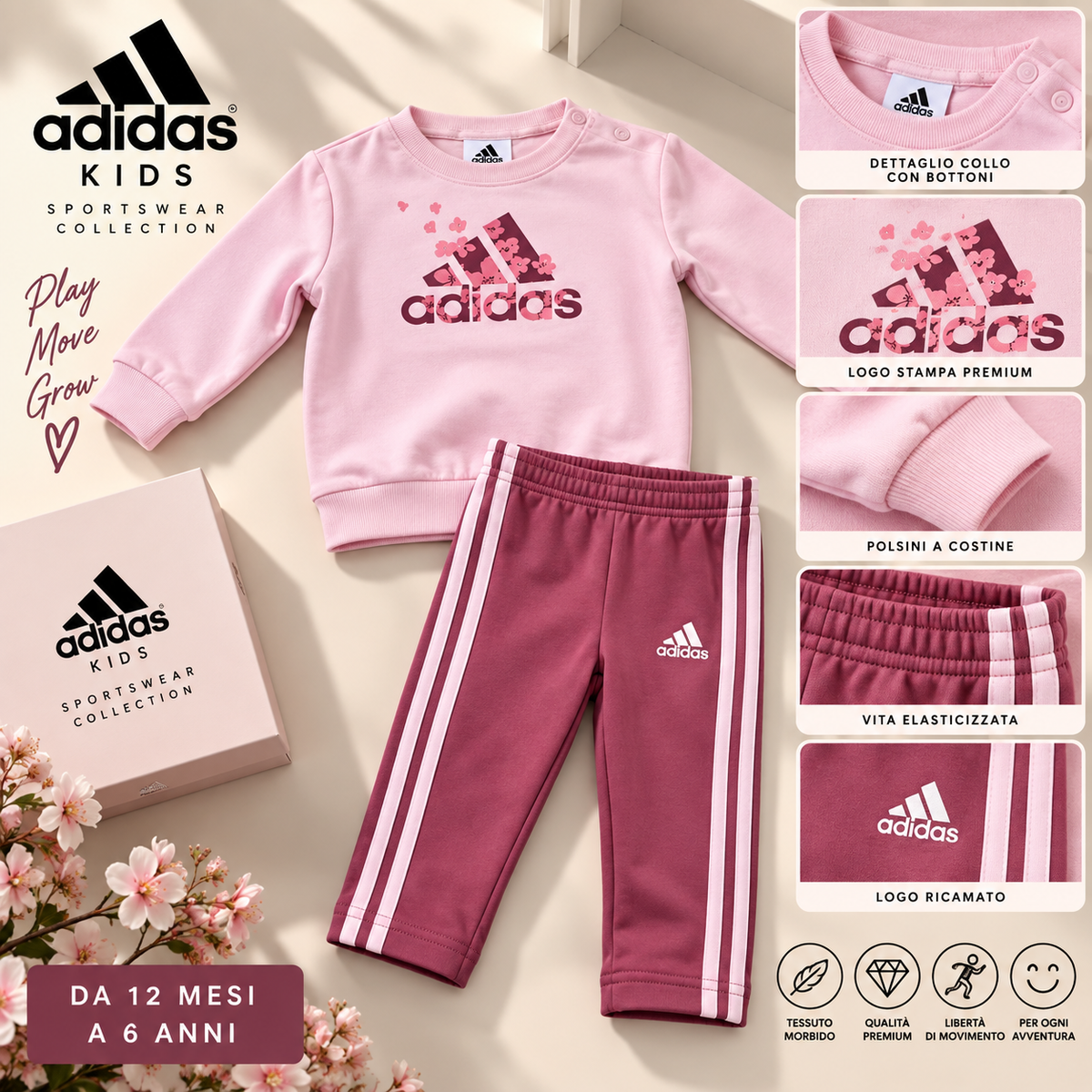 TUTA ADIDAS ANIMALIER