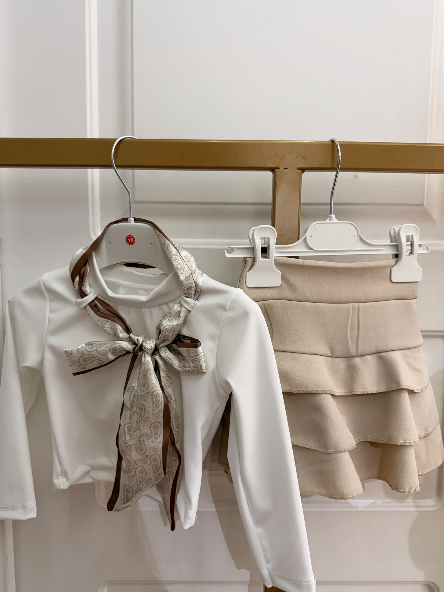 Coordinato foulard neonata