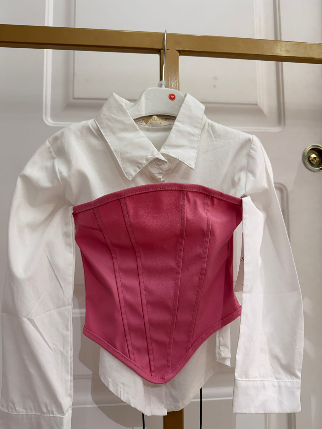 Corsetto in ecopelle
