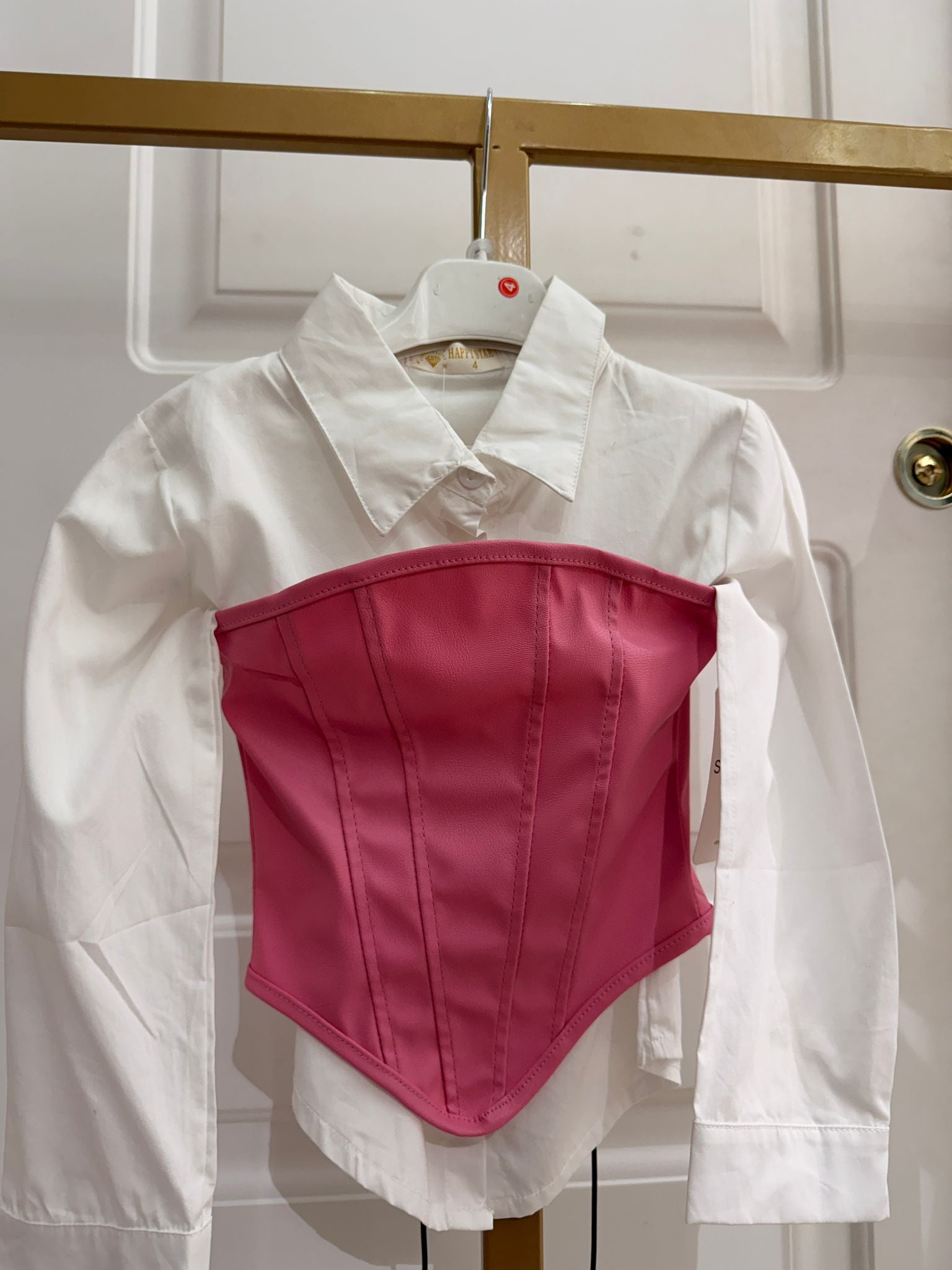 Corsetto in ecopelle