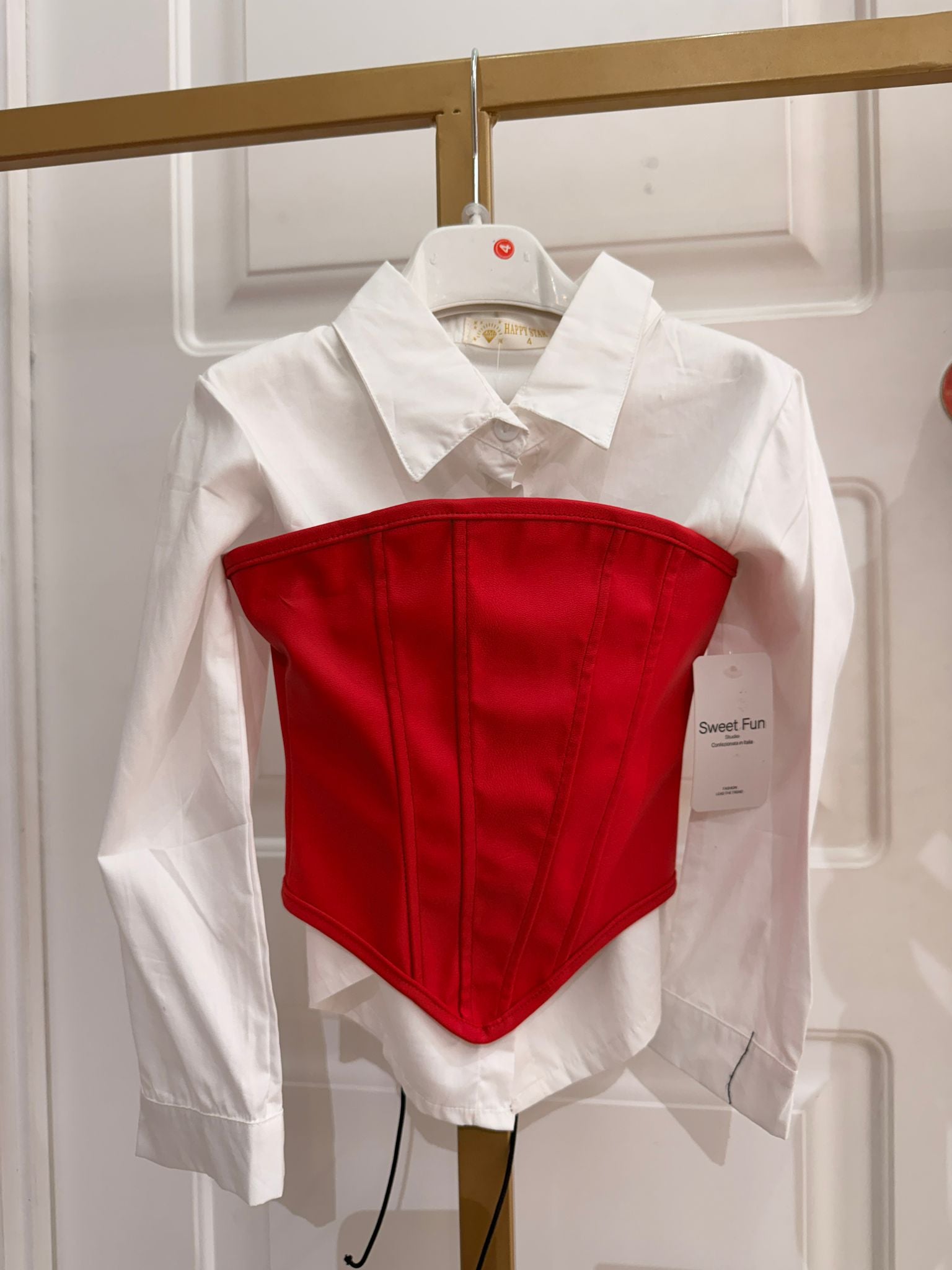 Corsetto in ecopelle