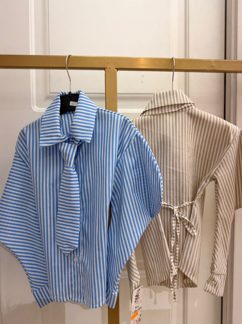 Camicia righe oversize