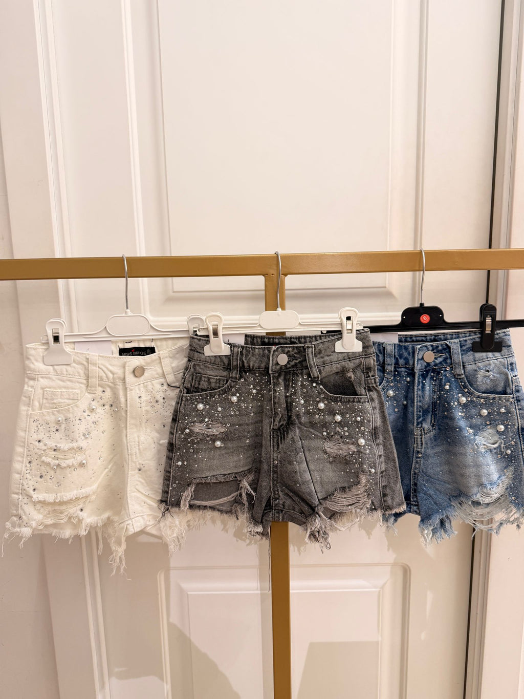 Pantaloncino perla