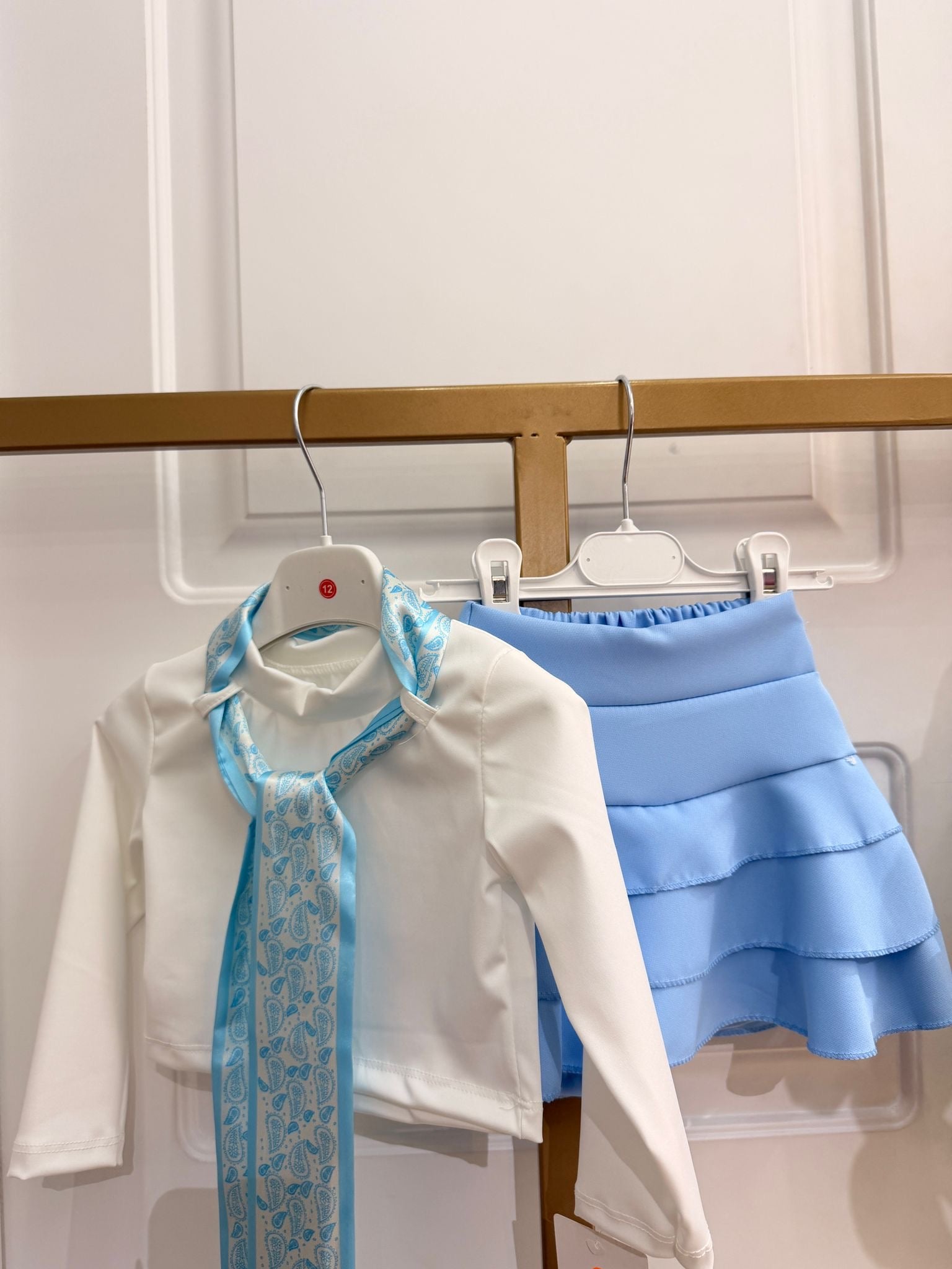 Coordinato foulard neonata