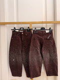 Jeans ballon chocolate