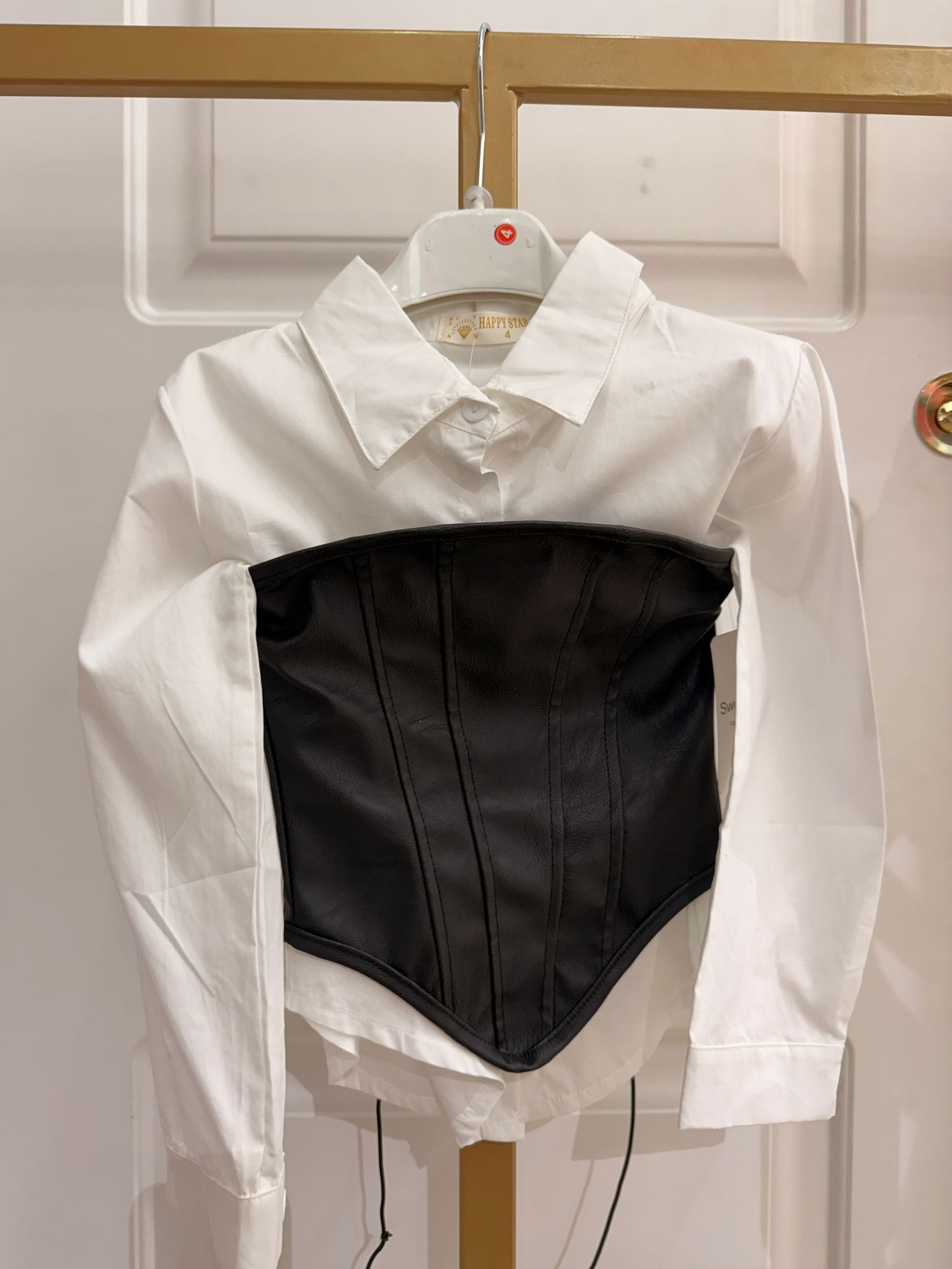 Corsetto in ecopelle