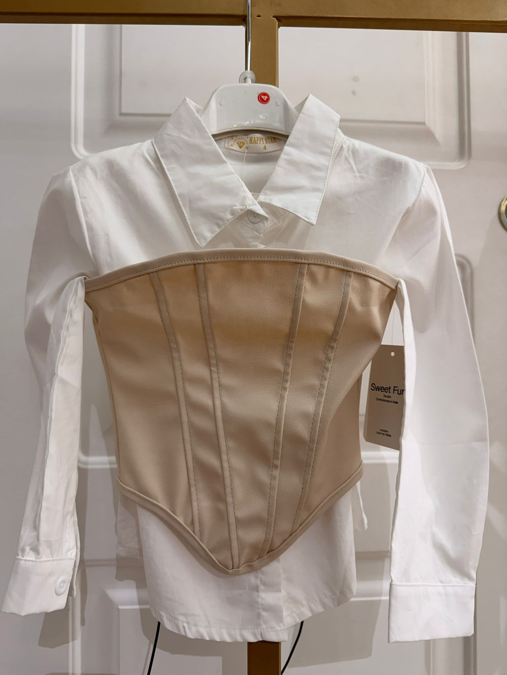 Corsetto in ecopelle