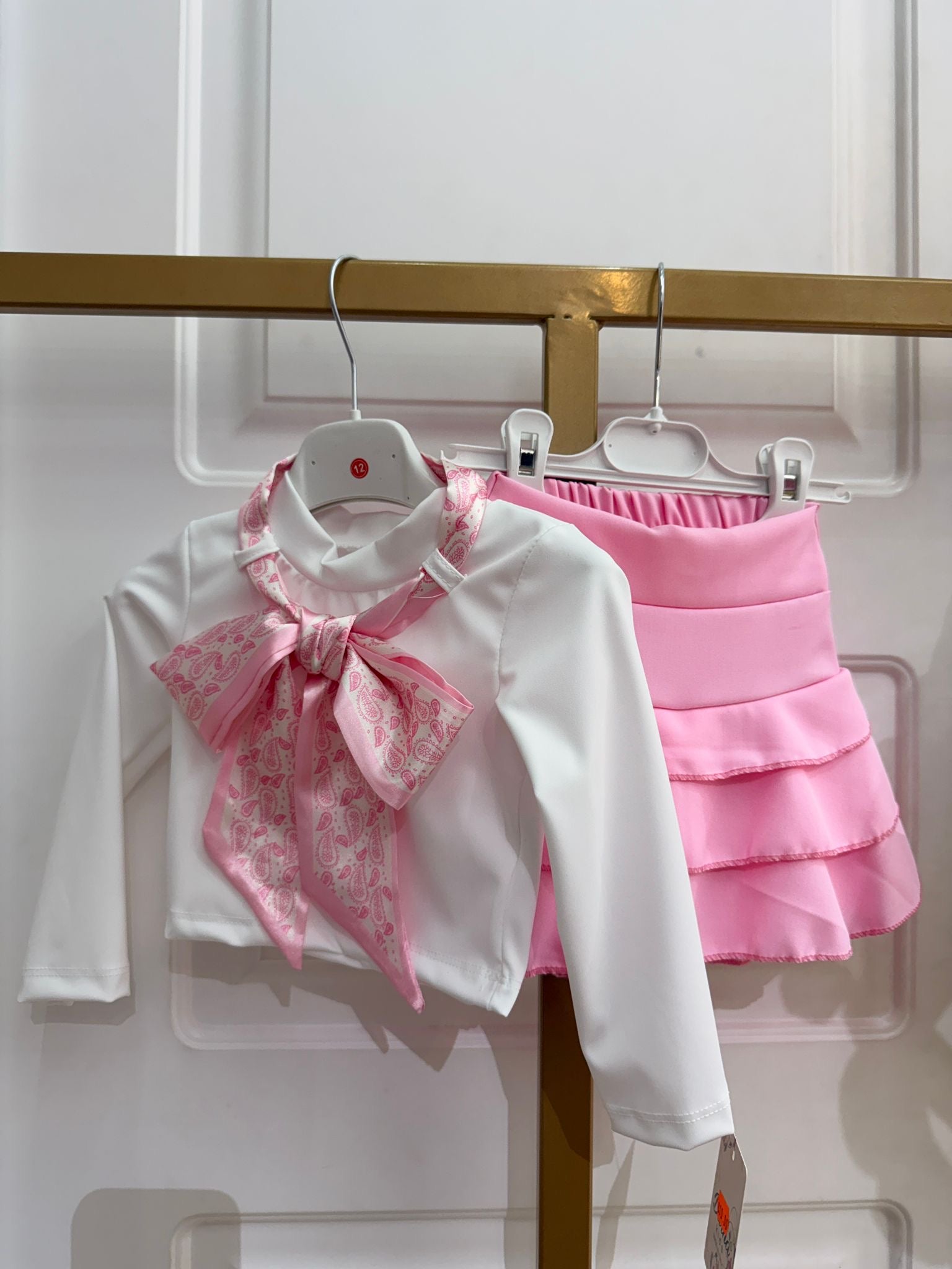 Coordinato foulard neonata