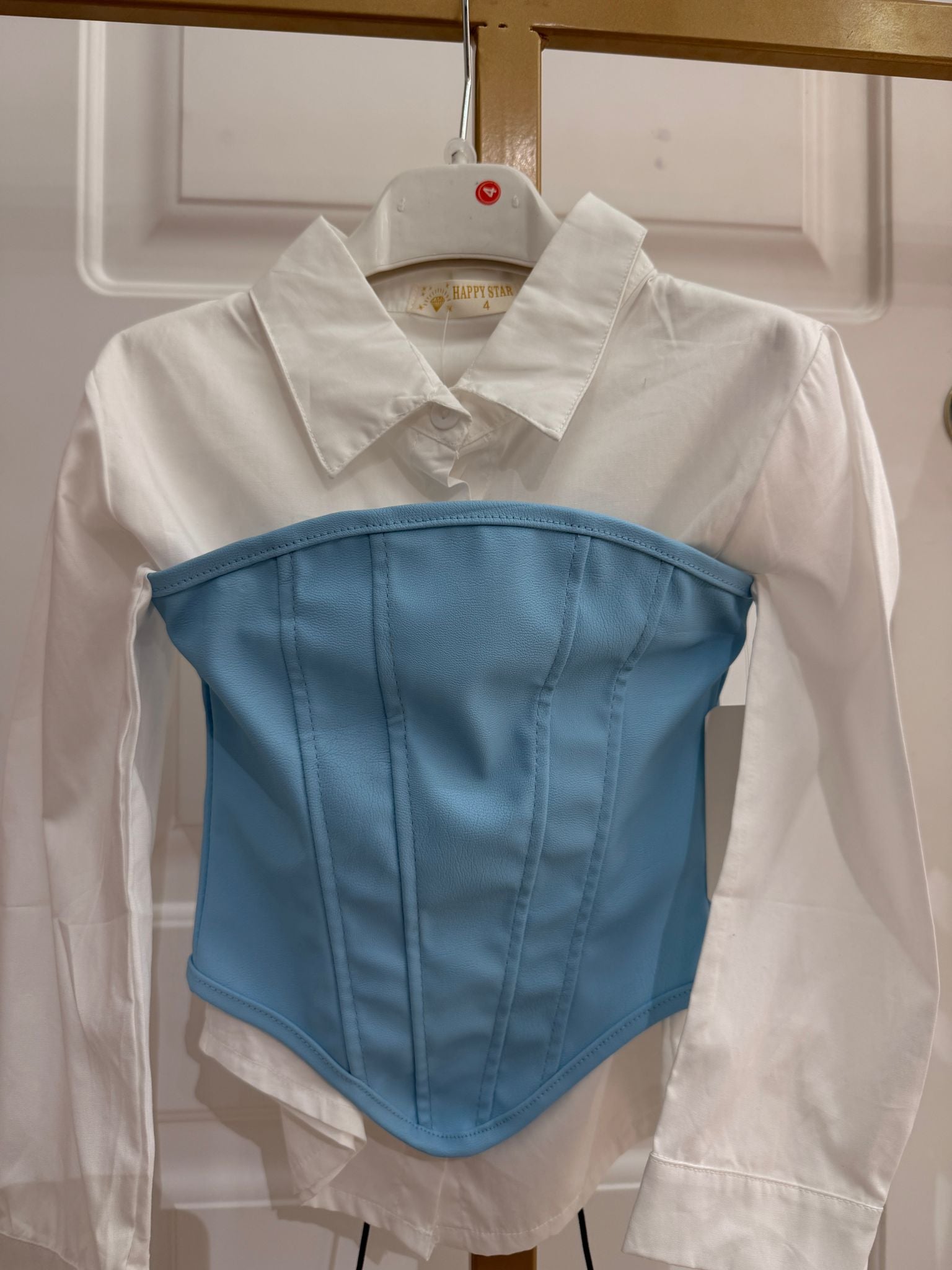 Corsetto in ecopelle