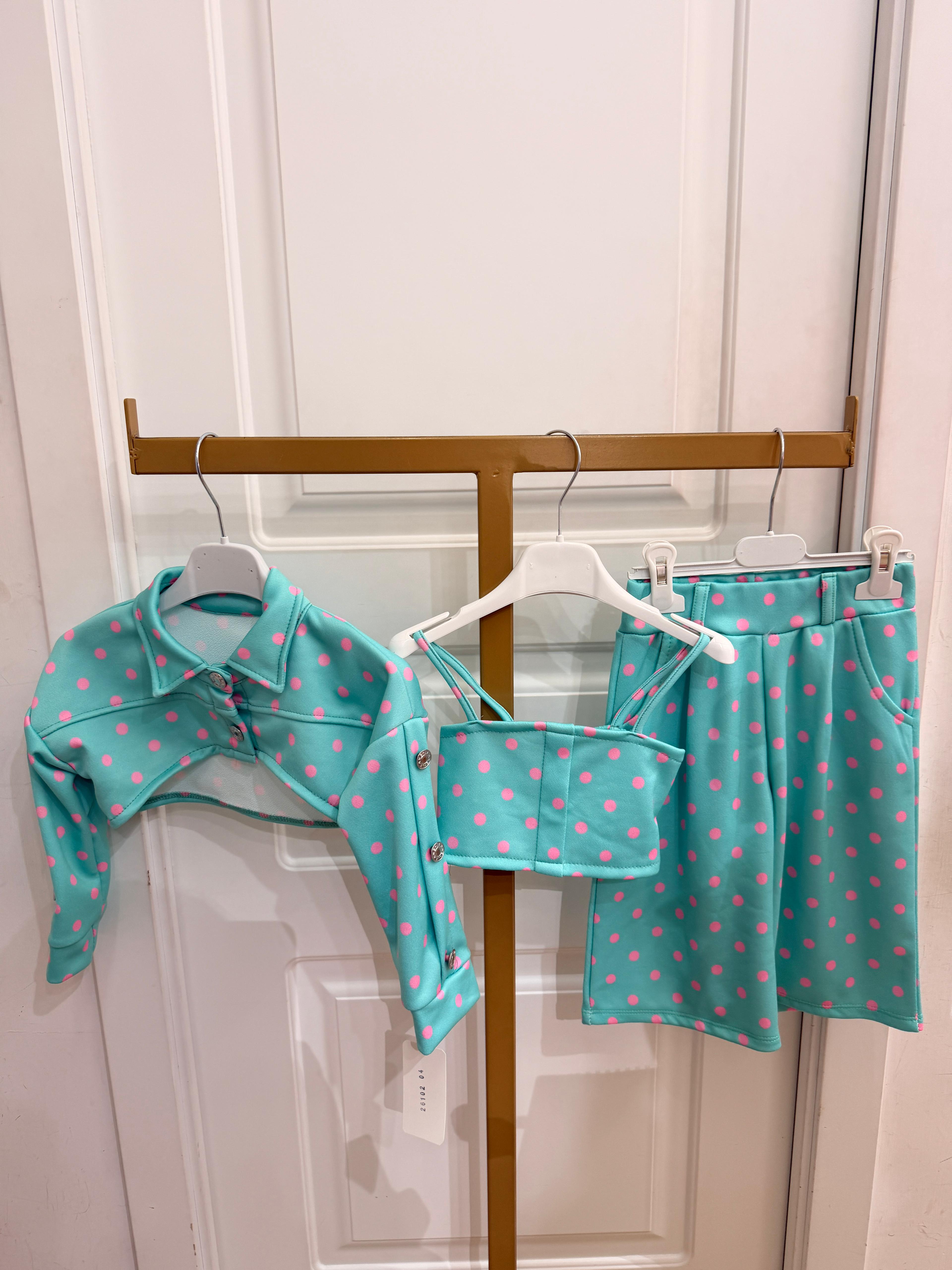 Cord set camouflage Bermuda